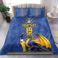 Custom World Football Bosnia and Herzegovina Bedding Set Go Zmajevi Dragons Road To 2026