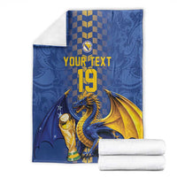 Custom World Football Bosnia and Herzegovina Blanket Go Zmajevi Dragons Road To 2026