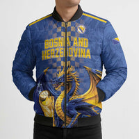Custom World Football Bosnia and Herzegovina Bomber Puffer Jacket Go Zmajevi Dragons Road To 2026