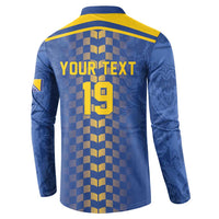 Custom World Football Bosnia and Herzegovina Button Sweatshirt Go Zmajevi Dragons Road To 2026