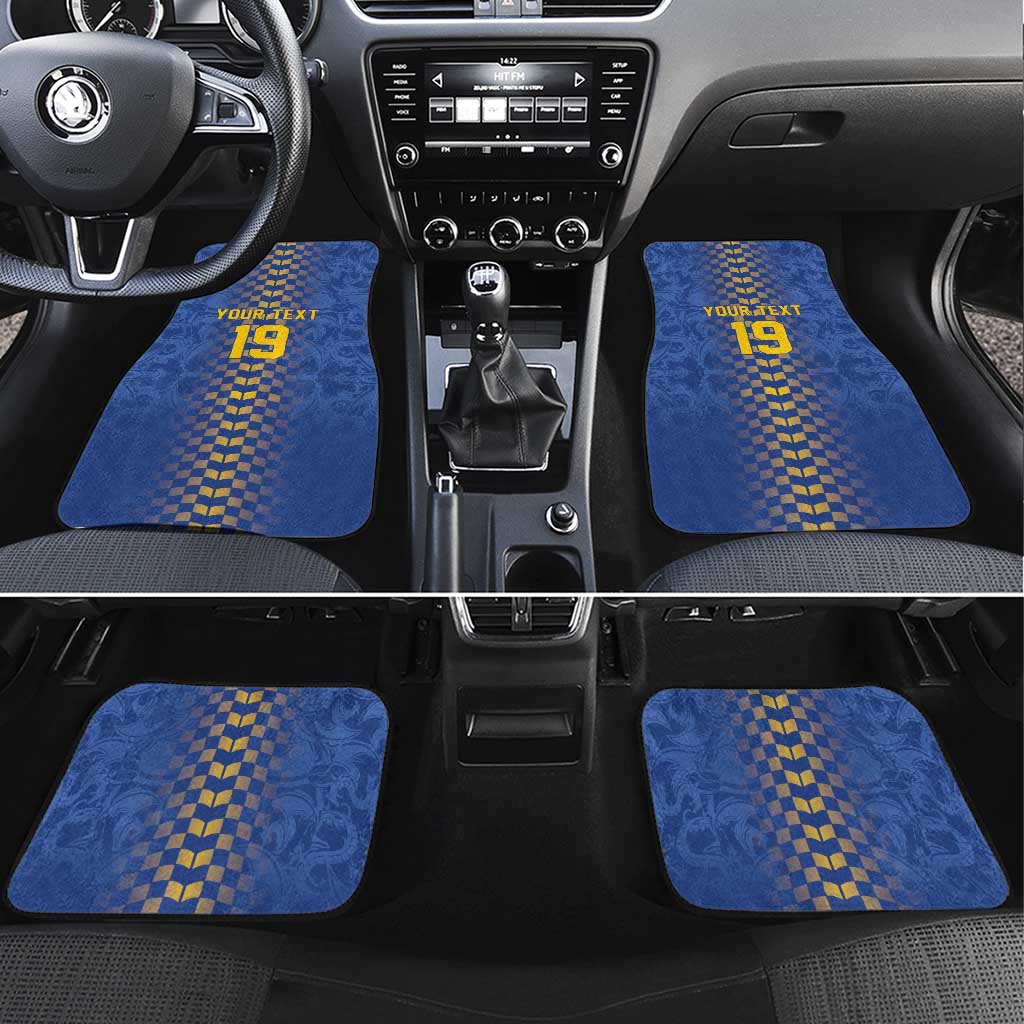 Custom World Football Bosnia and Herzegovina Car Mats Go Zmajevi Dragons Road To 2026