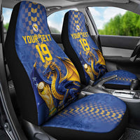 Custom World Football Bosnia and Herzegovina Car Seat Cover Go Zmajevi Dragons Road To 2026