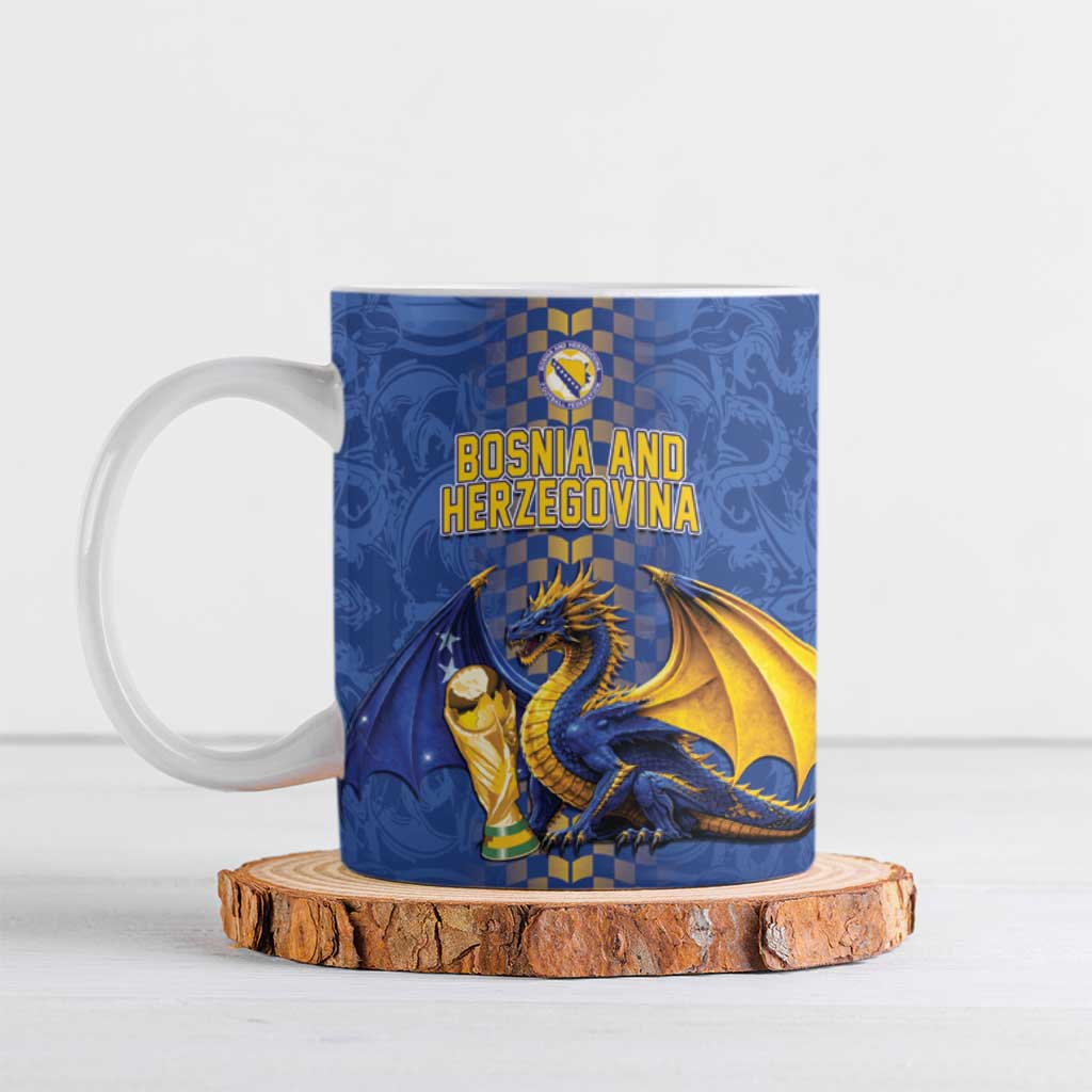Custom World Football Bosnia and Herzegovina Ceramic Mug Go Zmajevi Dragons Road To 2026