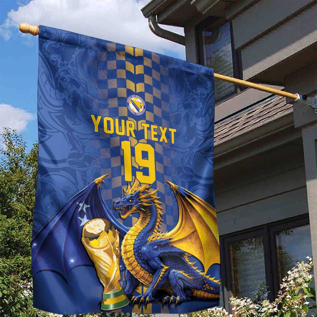 Custom World Football Bosnia and Herzegovina Garden Flag Go Zmajevi Dragons Road To 2026