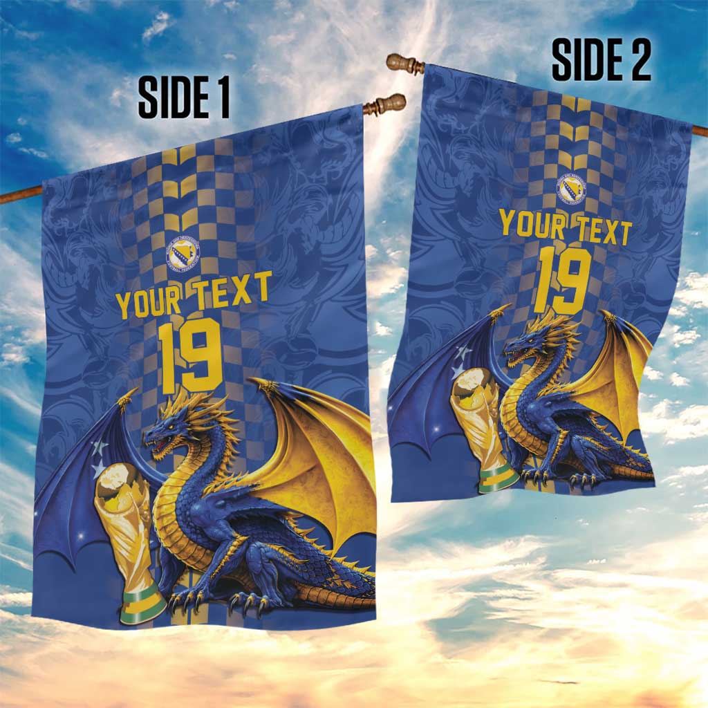 Custom World Football Bosnia and Herzegovina Garden Flag Go Zmajevi Dragons Road To 2026
