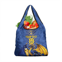 Custom World Football Bosnia and Herzegovina Grocery Bag Go Zmajevi Dragons Road To 2026