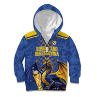 Custom World Football Bosnia and Herzegovina Kid Hoodie Go Zmajevi Dragons Road To 2026