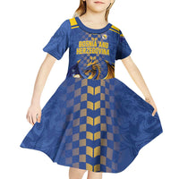 Custom World Football Bosnia and Herzegovina Kid Short Sleeve Dress Go Zmajevi Dragons Road To 2026