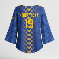 Custom World Football Bosnia and Herzegovina Kimono Sleeve Blouse Go Zmajevi Dragons Road To 2026