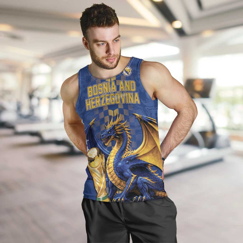 Custom World Football Bosnia and Herzegovina Men Tank Top Go Zmajevi Dragons Road To 2026