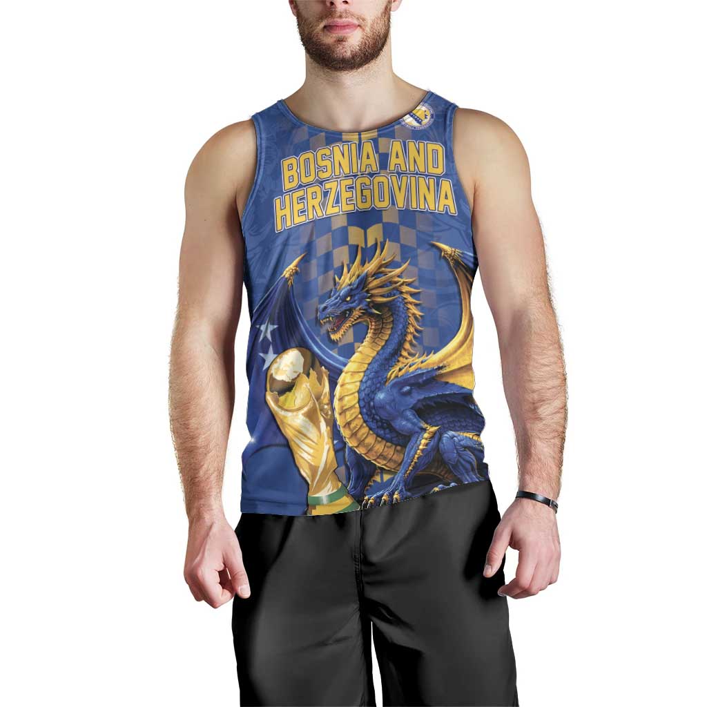 Custom World Football Bosnia and Herzegovina Men Tank Top Go Zmajevi Dragons Road To 2026