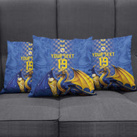 Custom World Football Bosnia and Herzegovina Pillow Cover Go Zmajevi Dragons Road To 2026