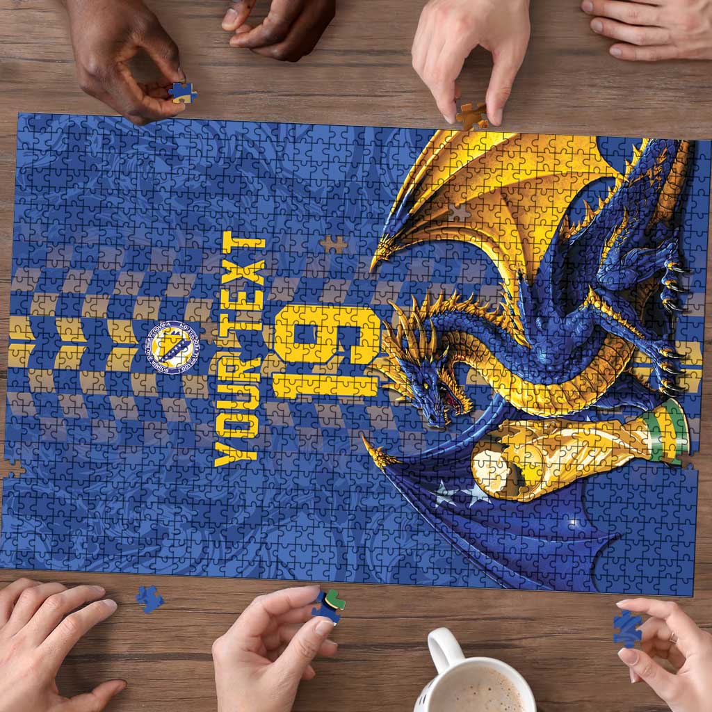 Custom World Football Bosnia and Herzegovina Puzzle Go Zmajevi Dragons Road To 2026