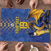 Custom World Football Bosnia and Herzegovina Puzzle Go Zmajevi Dragons Road To 2026