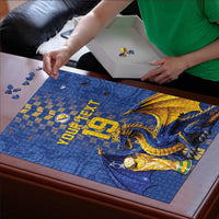 Custom World Football Bosnia and Herzegovina Puzzle Go Zmajevi Dragons Road To 2026