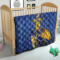 Custom World Football Bosnia and Herzegovina Quilt Go Zmajevi Dragons Road To 2026
