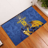 Custom World Football Bosnia and Herzegovina Rubber Doormat Go Zmajevi Dragons Road To 2026