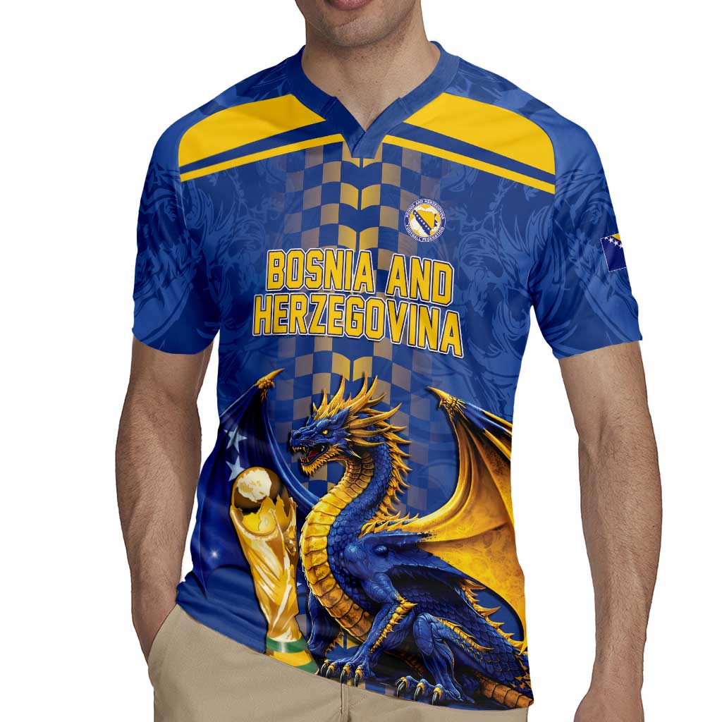 Custom World Football Bosnia and Herzegovina Rugby Jersey Go Zmajevi Dragons Road To 2026