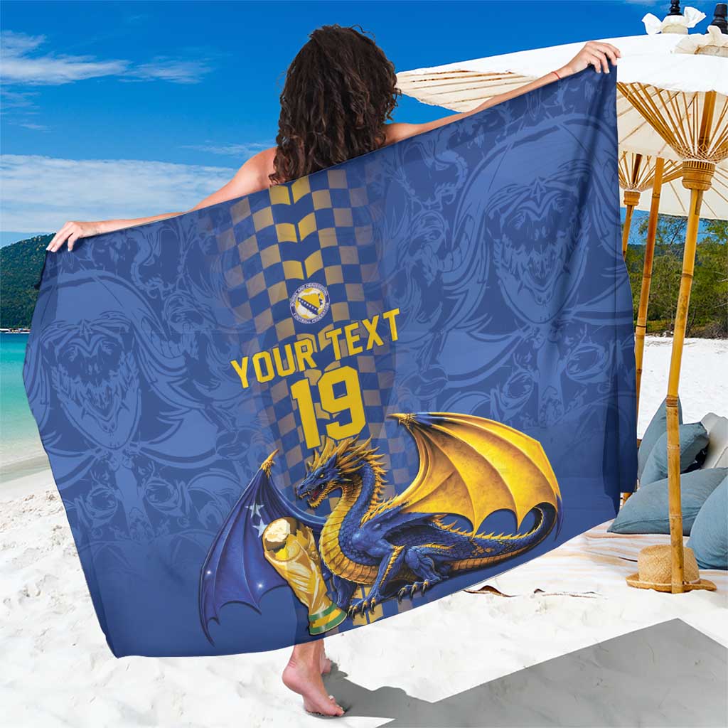 Custom World Football Bosnia and Herzegovina Sarong Go Zmajevi Dragons Road To 2026