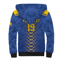 Custom World Football Bosnia and Herzegovina Sherpa Hoodie Go Zmajevi Dragons Road To 2026