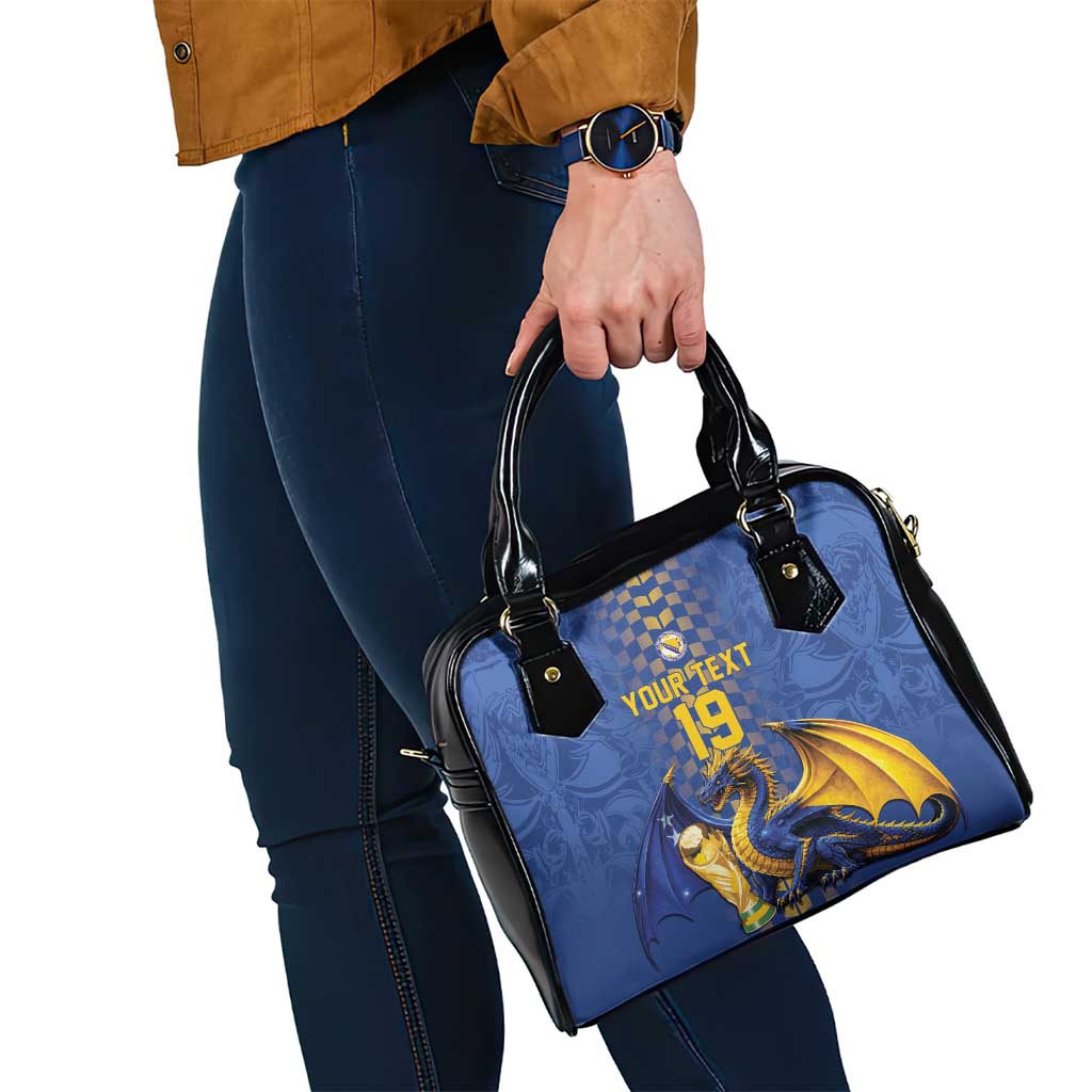 Custom World Football Bosnia and Herzegovina Shoulder Handbag Go Zmajevi Dragons Road To 2026