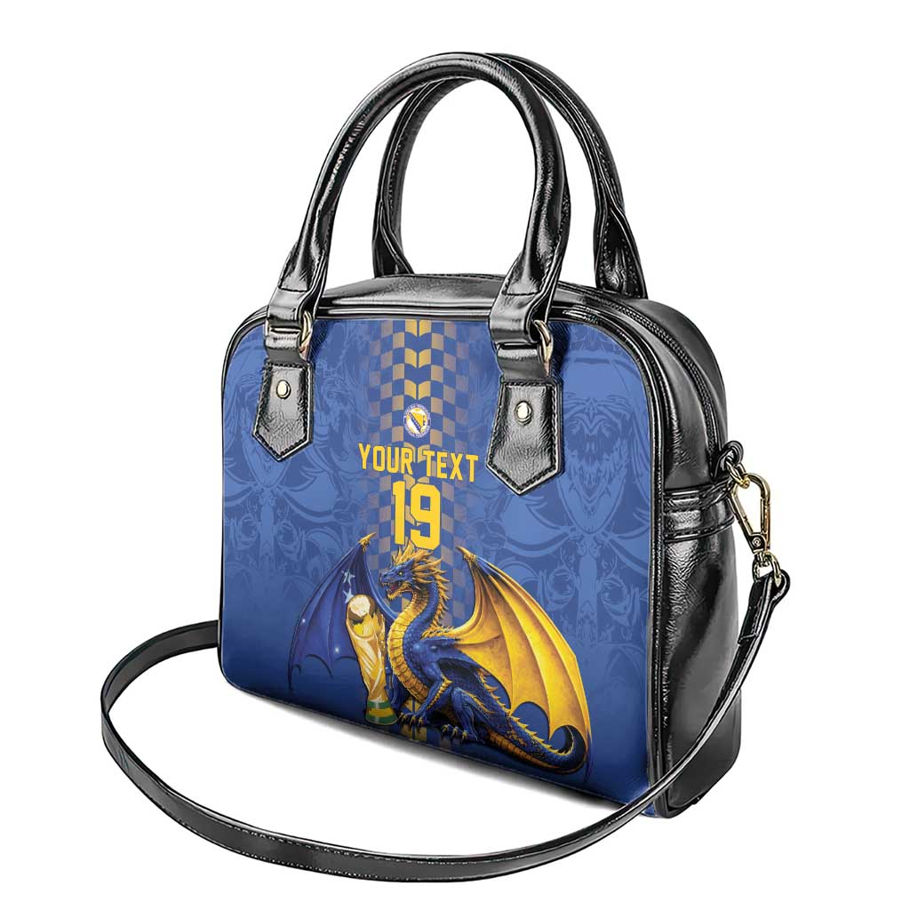 Custom World Football Bosnia and Herzegovina Shoulder Handbag Go Zmajevi Dragons Road To 2026