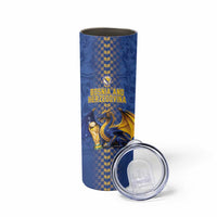 Custom World Football Bosnia and Herzegovina Skinny Tumbler Go Zmajevi Dragons Road To 2026