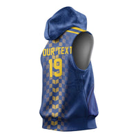 Custom World Football Bosnia and Herzegovina Sleeveless Hoodie Go Zmajevi Dragons Road To 2026