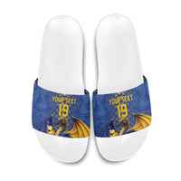 Custom World Football Bosnia and Herzegovina Slide Sandals Go Zmajevi Dragons Road To 2026