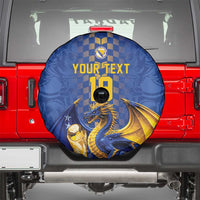 Custom World Football Bosnia and Herzegovina Spare Tire Cover Go Zmajevi Dragons Road To 2026
