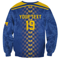 Custom World Football Bosnia and Herzegovina Sweatshirt Go Zmajevi Dragons Road To 2026