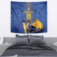 Custom World Football Bosnia and Herzegovina Tapestry Go Zmajevi Dragons Road To 2026