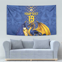Custom World Football Bosnia and Herzegovina Tapestry Go Zmajevi Dragons Road To 2026