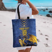 Custom World Football Bosnia and Herzegovina Tote Bag Go Zmajevi Dragons Road To 2026