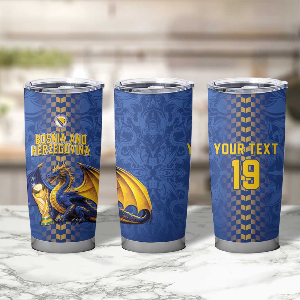 Custom World Football Bosnia and Herzegovina Tumbler Cup Go Zmajevi Dragons Road To 2026