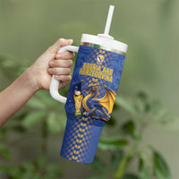 Custom World Football Bosnia and Herzegovina Tumbler With Handle Go Zmajevi Dragons Road To 2026