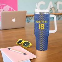 Custom World Football Bosnia and Herzegovina Tumbler With Handle Go Zmajevi Dragons Road To 2026
