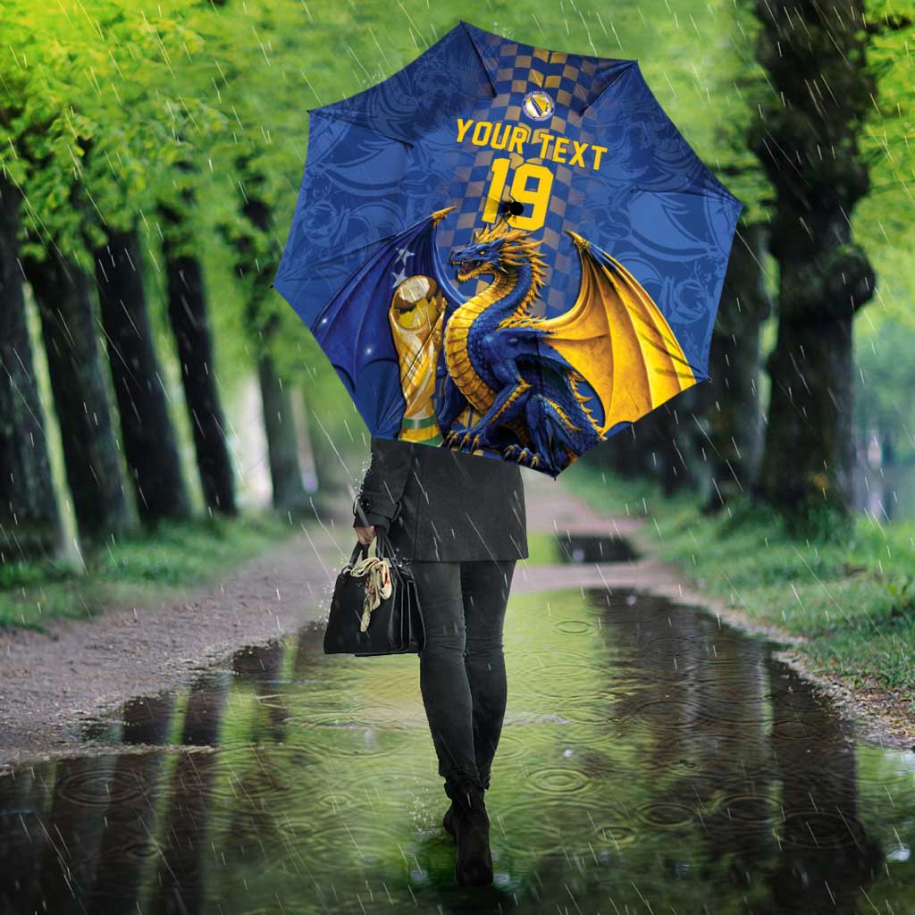 Custom World Football Bosnia and Herzegovina Umbrella Go Zmajevi Dragons Road To 2026