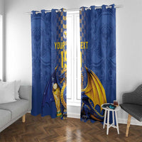 Custom World Football Bosnia and Herzegovina Window Curtain Go Zmajevi Dragons Road To 2026