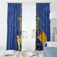 Custom World Football Bosnia and Herzegovina Window Curtain Go Zmajevi Dragons Road To 2026