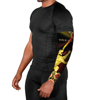 Personalized Belgium National Day Arm Sleeves Rampant Lion Gaillardia Heritage Pride