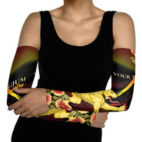 Personalized Belgium National Day Arm Sleeves Rampant Lion Gaillardia Heritage Pride