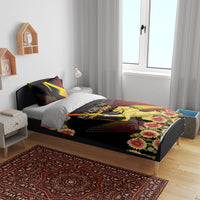 Belgium National Day Bedding Set Rampant Lion Gaillardia Heritage Pride