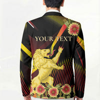 Personalized Belgium National Day Blazer Rampant Lion Gaillardia Heritage Pride