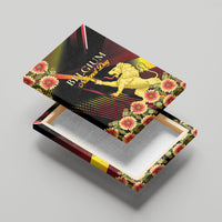 Belgium National Day Canvas Wall Art Rampant Lion Gaillardia Heritage Pride