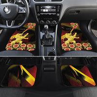 Personalized Belgium National Day Car Mats Rampant Lion Gaillardia Heritage Pride