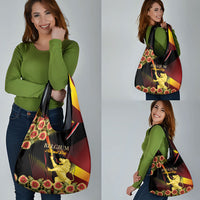 Belgium National Day Grocery Bag Rampant Lion Gaillardia Heritage Pride