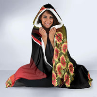 Belgium National Day Hooded Blanket Rampant Lion Gaillardia Heritage Pride