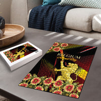 Belgium National Day Puzzle Rampant Lion Gaillardia Heritage Pride
