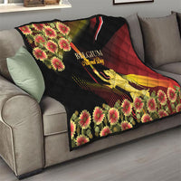 Belgium National Day Quilt Rampant Lion Gaillardia Heritage Pride